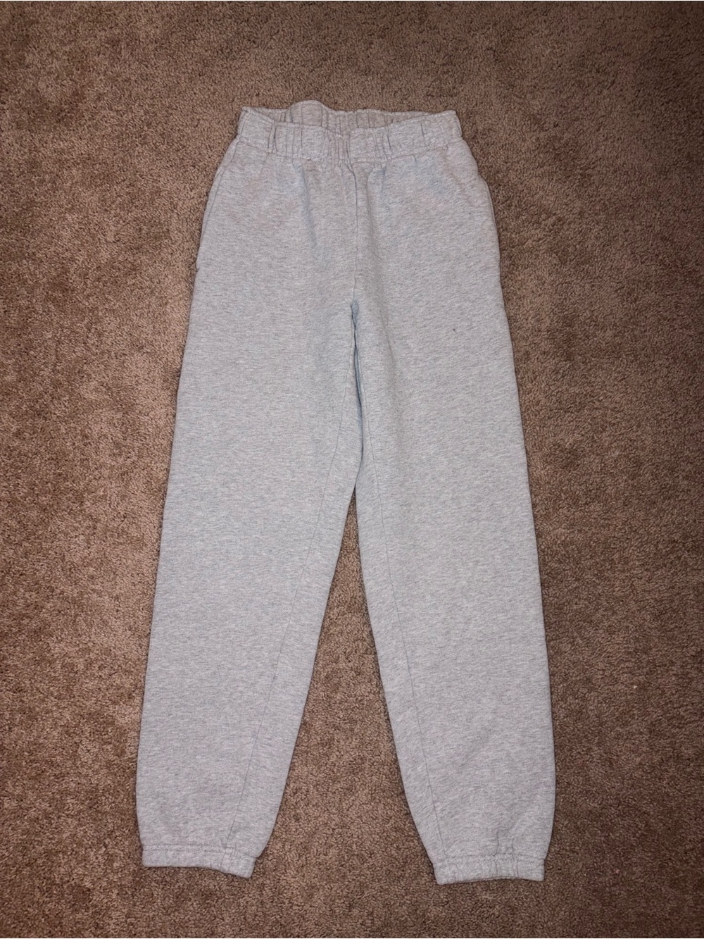 Aritzia Light Heather Gray Drawstring Joggers
